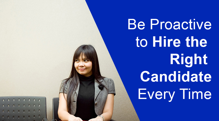 Be Proactive to Hire the Right Candidate Every Time_Woman Waiting for Job Interview